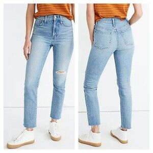 Madewell The Perfect Vintage Jean in Rosabelle Wash Jeans Blue Womens Size 24